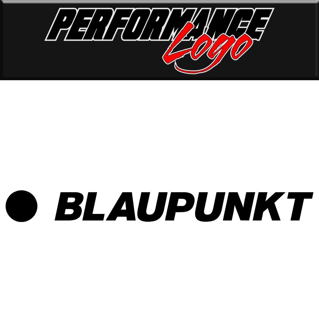 Blaupunkt decal performance decal sticker