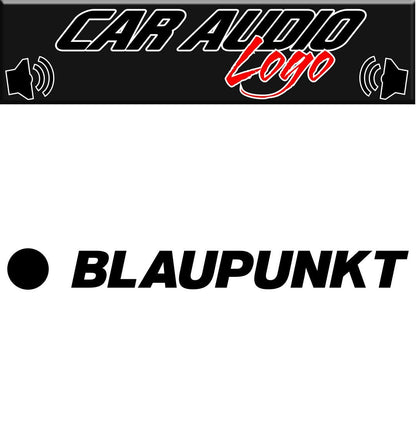 Blaupunkt decal, sticker, audio decal