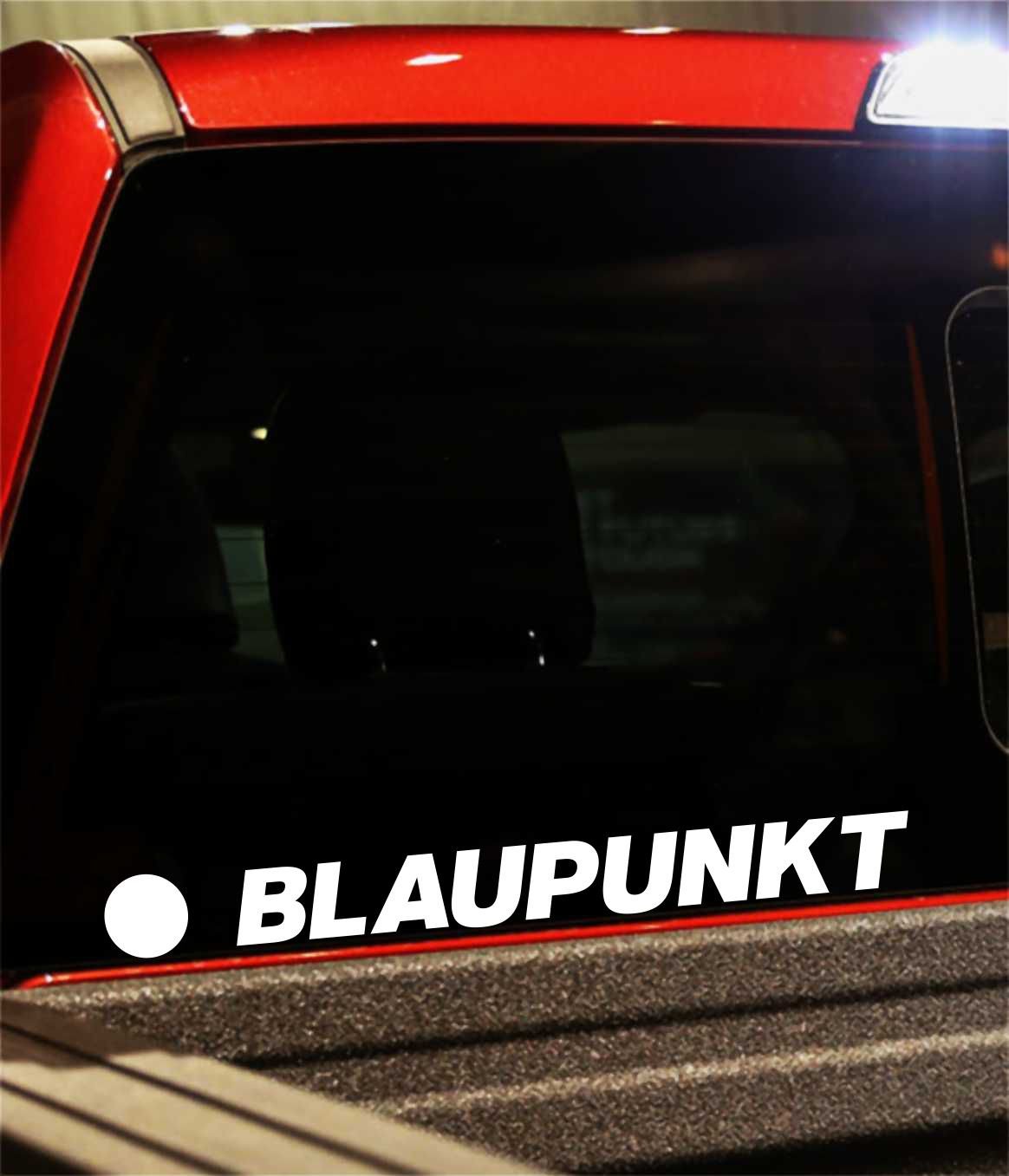 Blaupunkt decal, sticker, audio decal