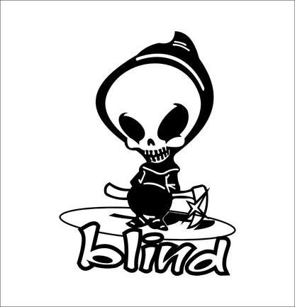 Blind Skateboards decal, skateboarding decal, car decal sticker