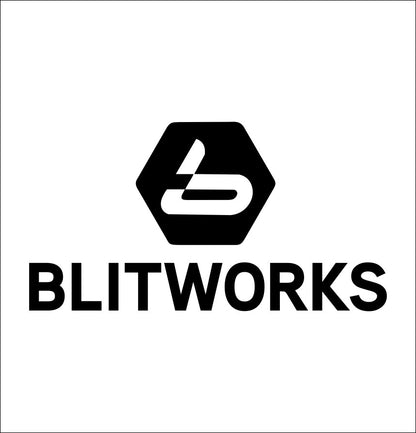 Blitworks decal, video game decal, sticker, car decal