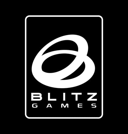 Blitz Games decal, video game decal, sticker, car decal