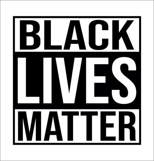 Black Lives Matter decal, BLM decal, car decal sticker