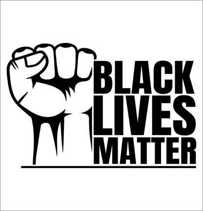 Black Lives Matter decal, BLM decal, car decal sticker