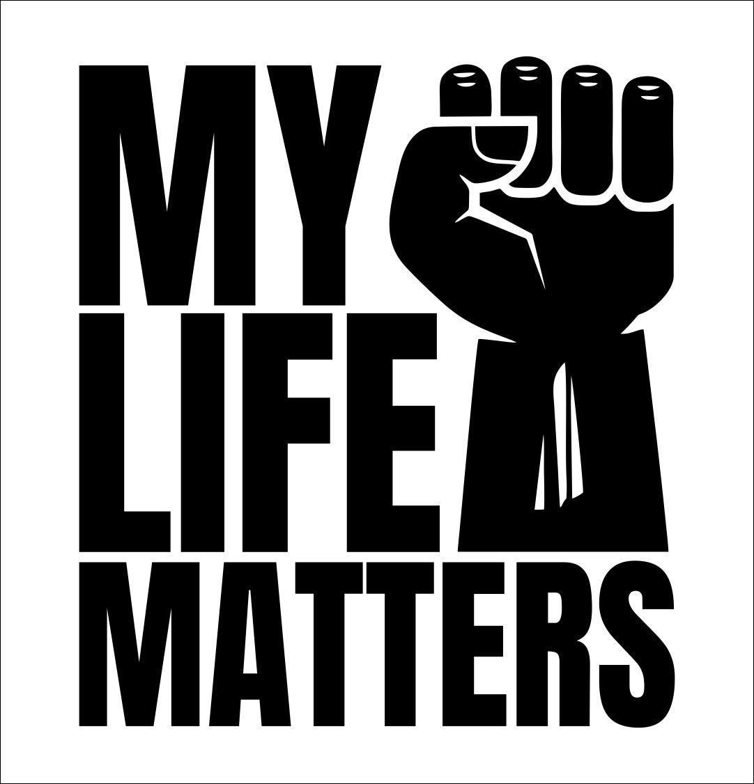 Black Lives Matter decal, BLM decal, car decal sticker