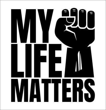 Black Lives Matter decal, BLM decal, car decal sticker