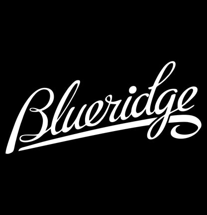 Blueridge Guitars decal, music instrument decal, car decal sticker