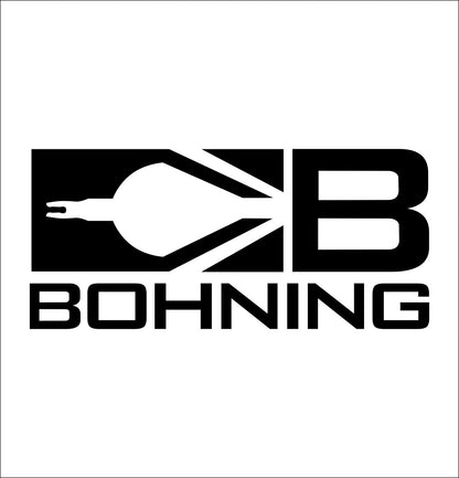 bohning decal, car decal sticker