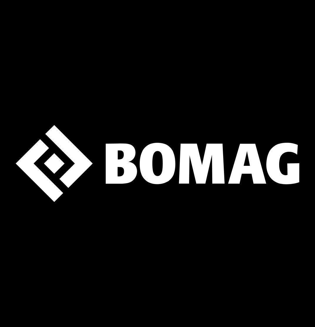 bomag decal, car decal sticker