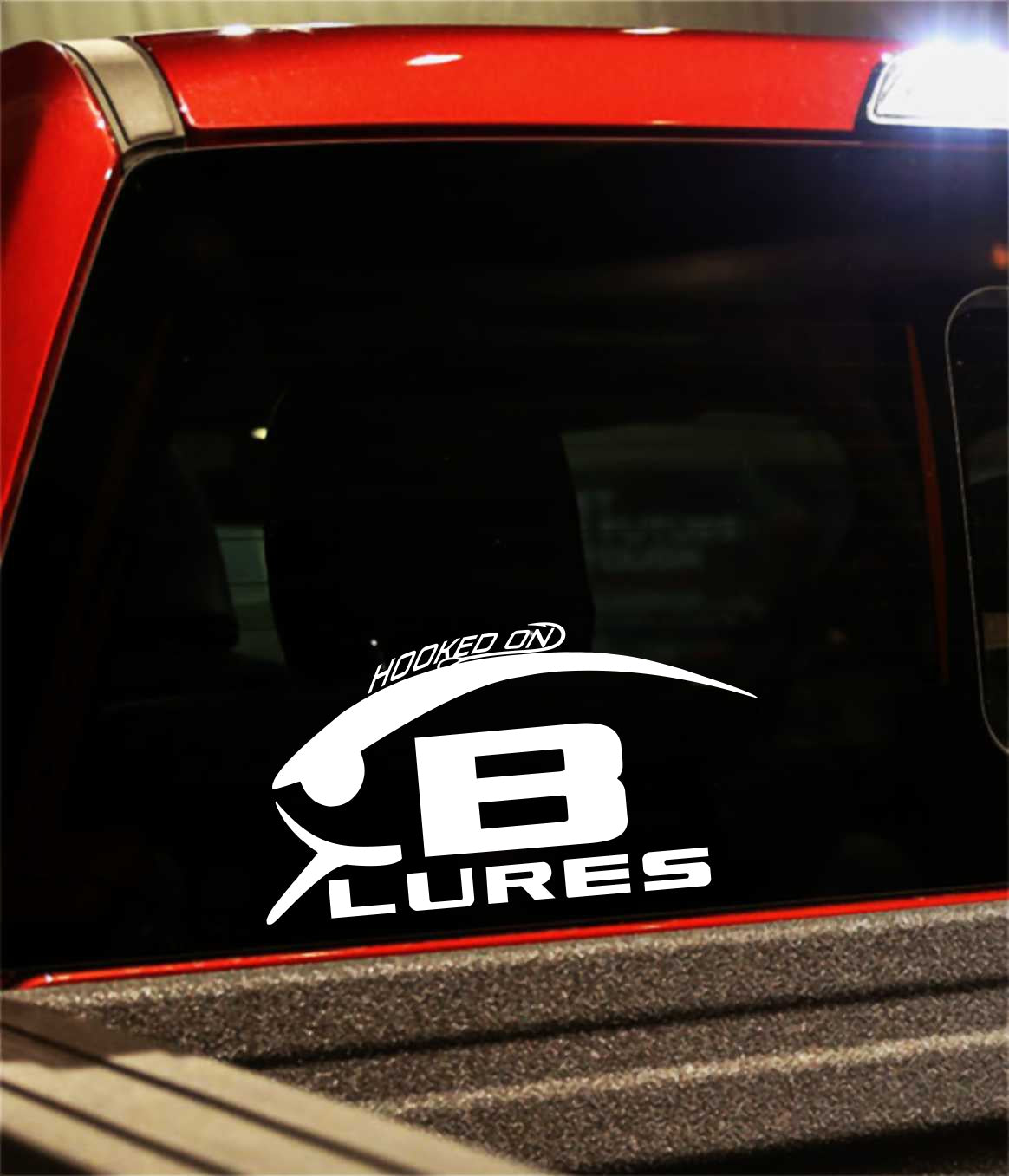 bomber Lures decal, car decal, fishing sticker