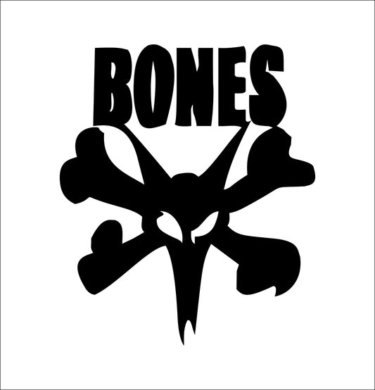 Bones Bearings decal, skateboarding decal, car decal sticker