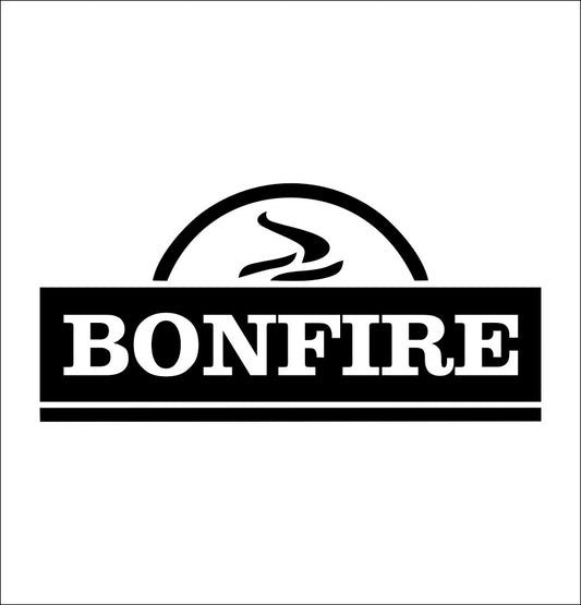 Bonfire Outdoor decal, barbecue decal  smoker decals, car decal