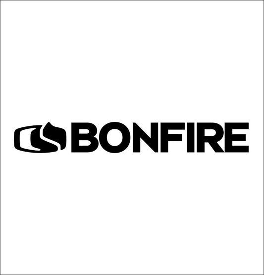 Bonfire Outerwear decal, sticker, ski snowboard decal