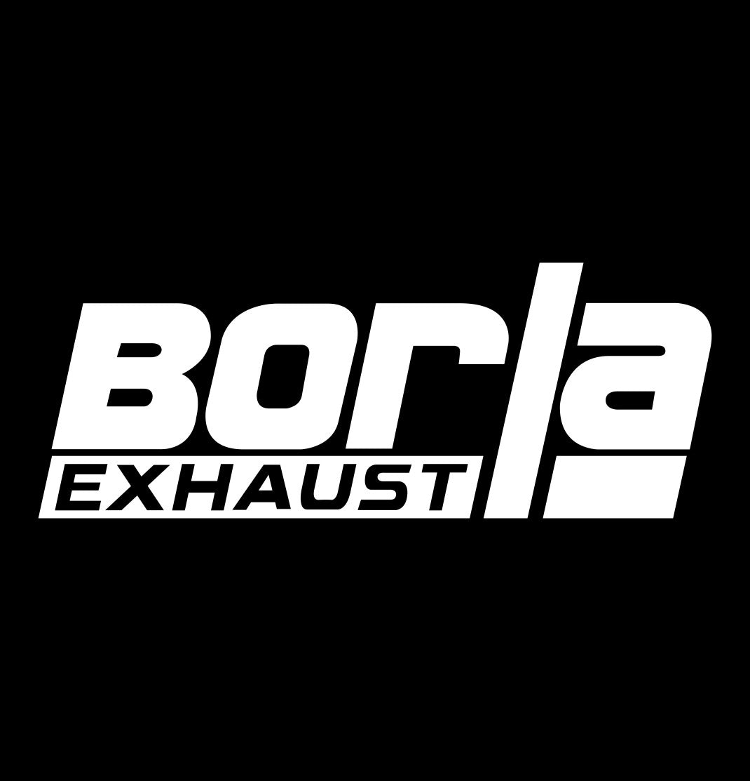 Borla decal, performance decal, sticker