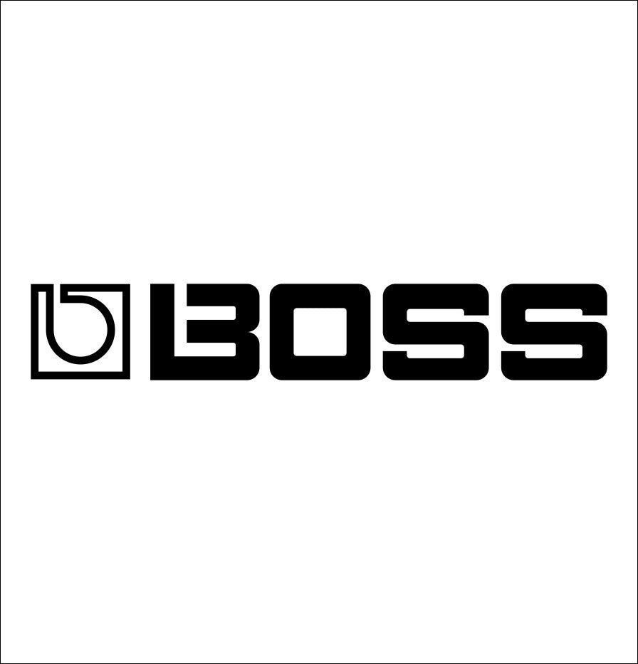 Boss Amps decal, music instrument decal, car decal sticker