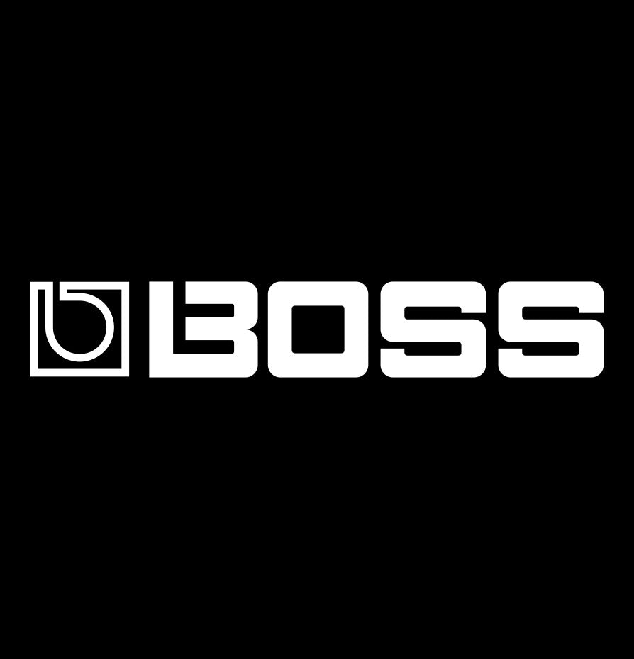 Boss Amps decal, music instrument decal, car decal sticker