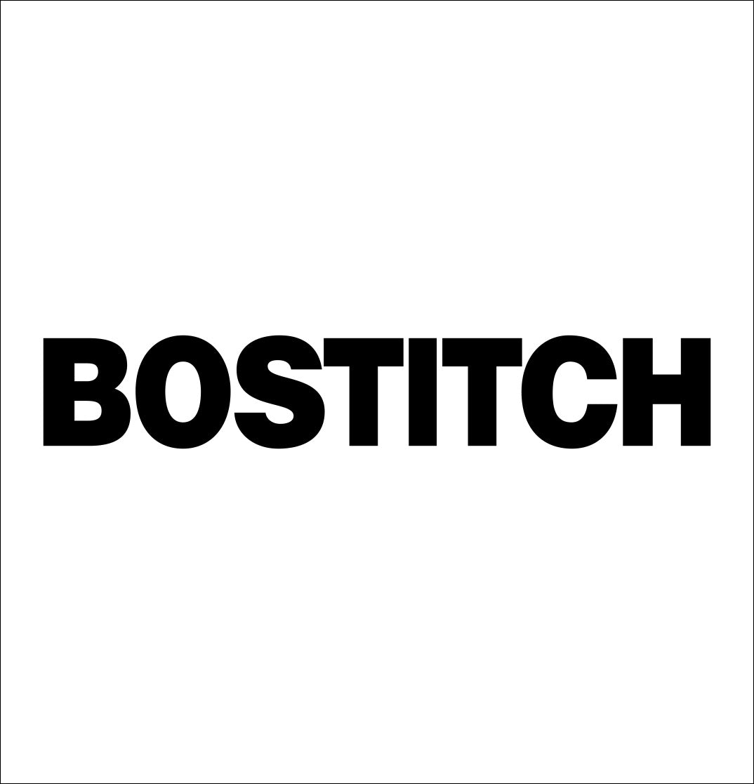 bostitch decal, car decal sticker