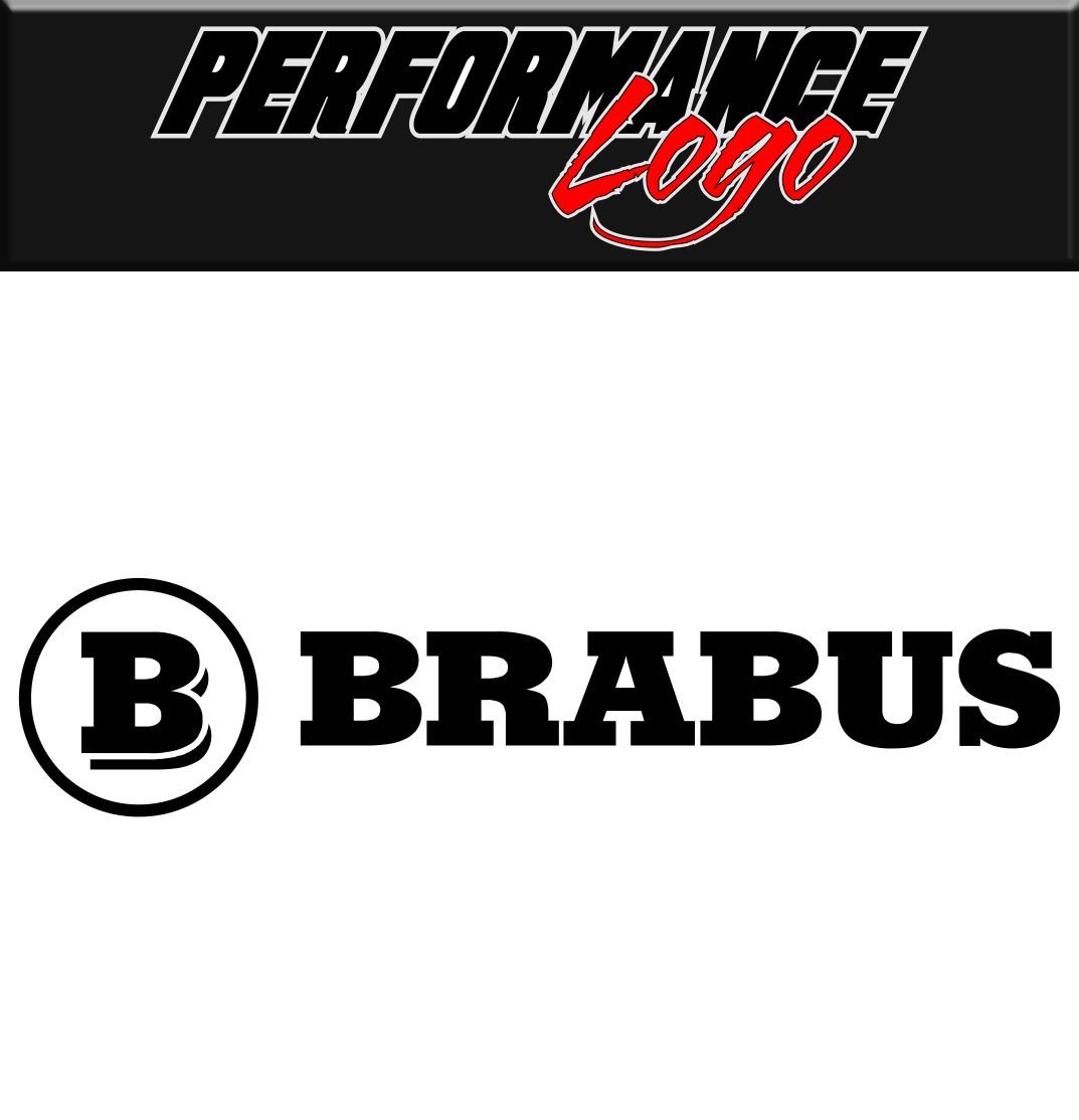  Brabus decal performance decal sticker