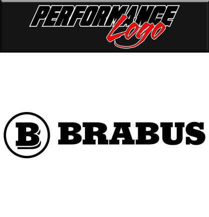  Brabus decal performance decal sticker