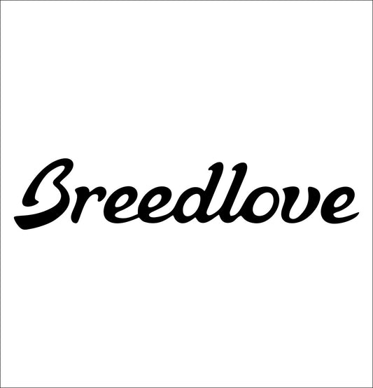 Breedlove decal, music instrument decal, car decal sticker