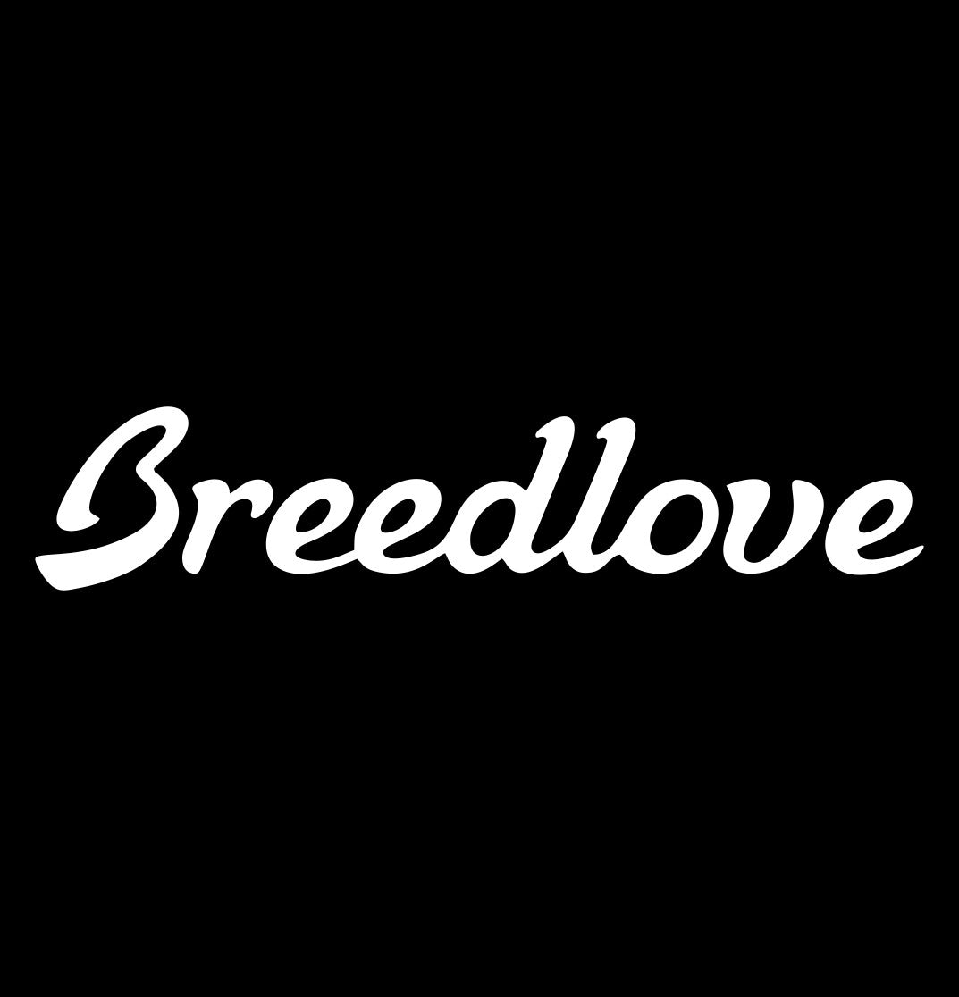 Breedlove decal, music instrument decal, car decal sticker