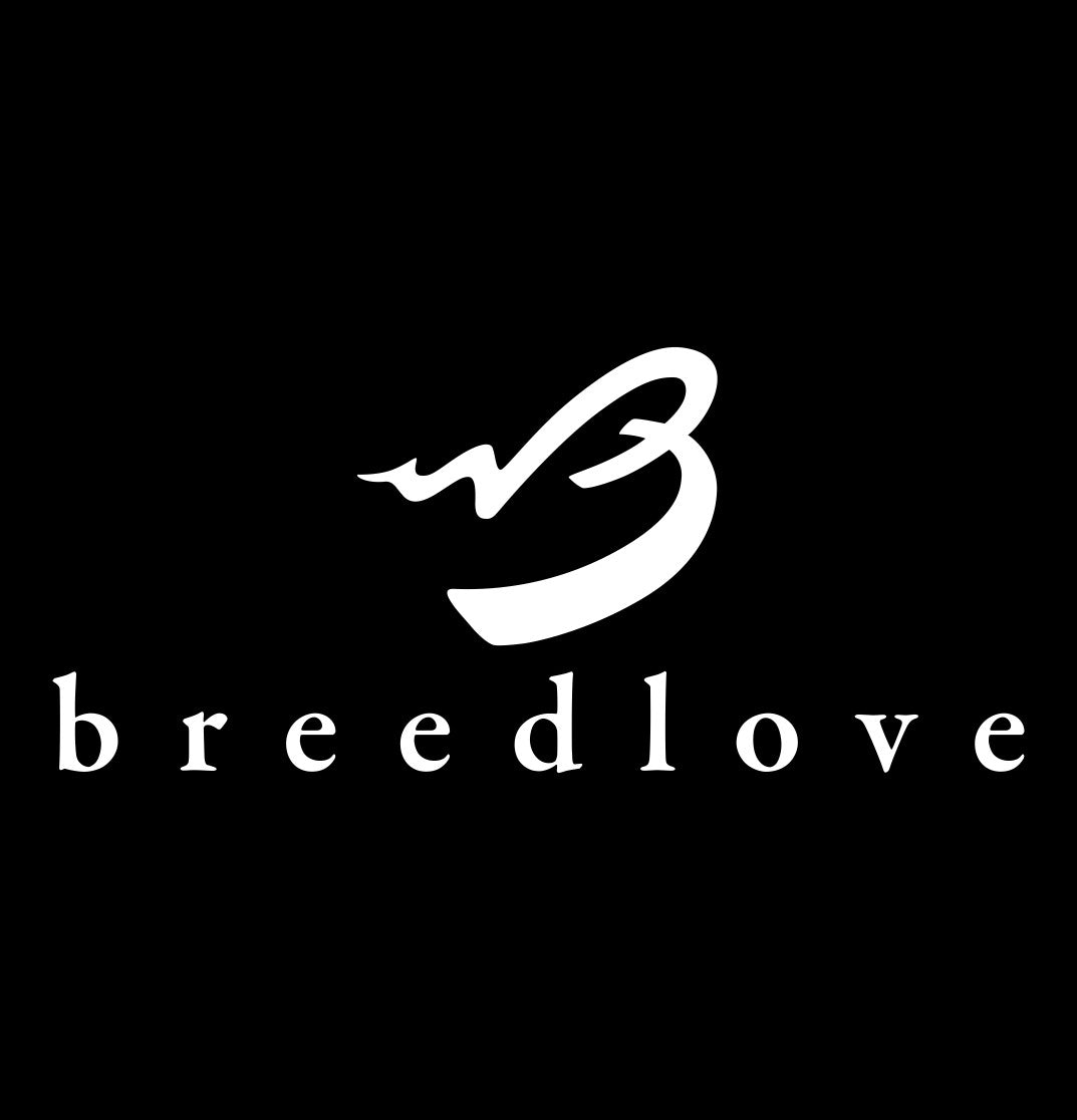 Breedlove decal, music instrument decal, car decal sticker