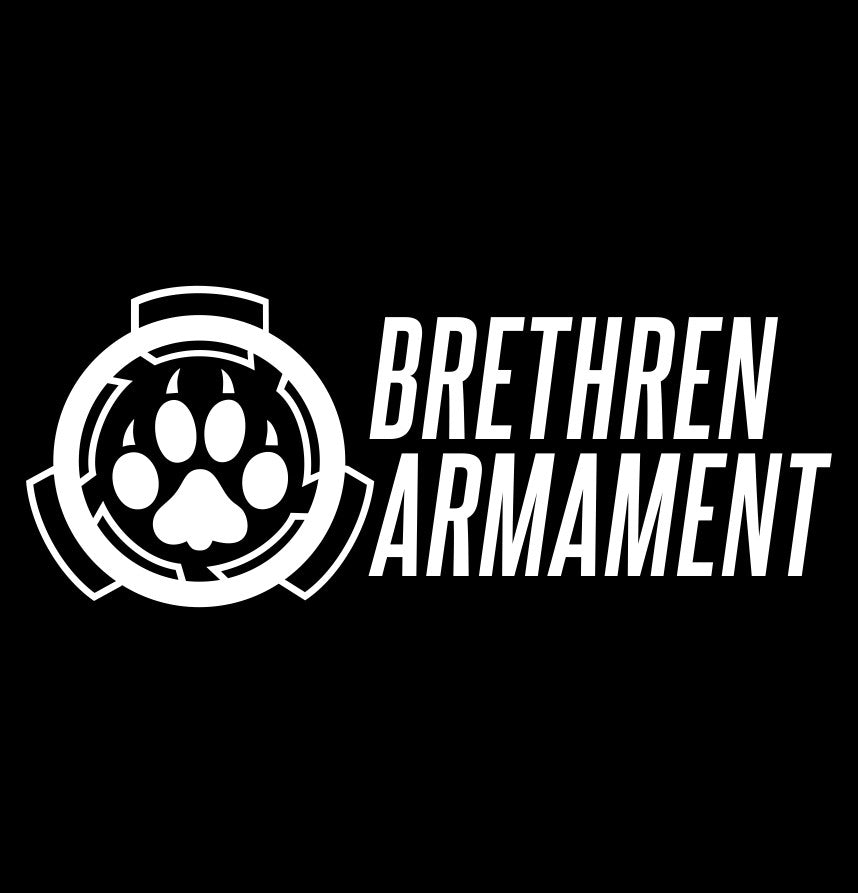 Brethren Armament decal, firearm decal, car decal sticker