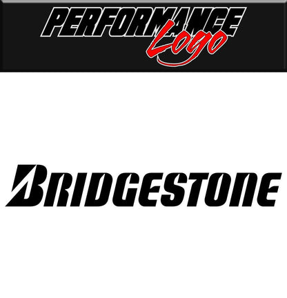 Bridgestone decal performance decal sticker