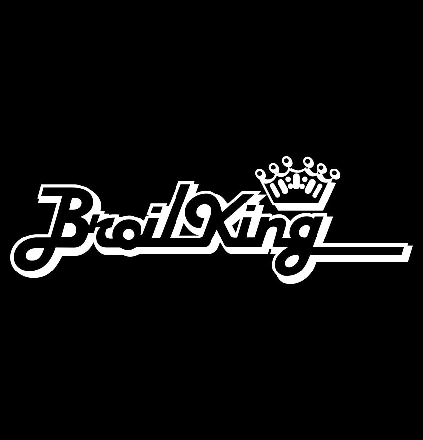 Broil King decal, barbecue decal  smoker decals, car decal