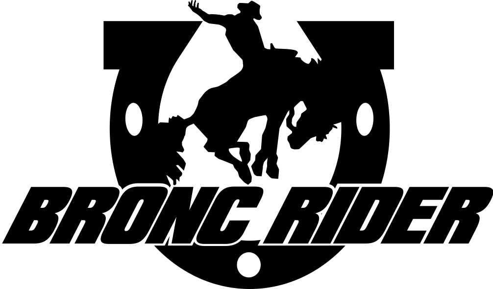 bronc rider country & western decal - North 49 Decals