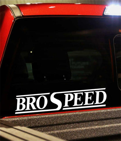 brospeed performance logo decal - North 49 Decals