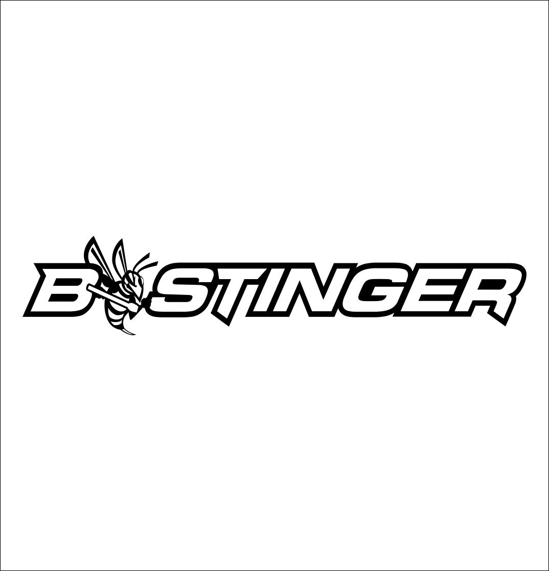 Bee Stinger  decal, fishing hunting car decal sticker