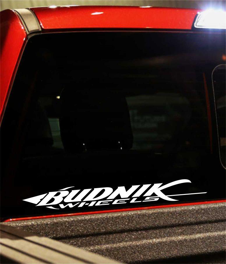 budnik wheels performance logo decal - North 49 Decals