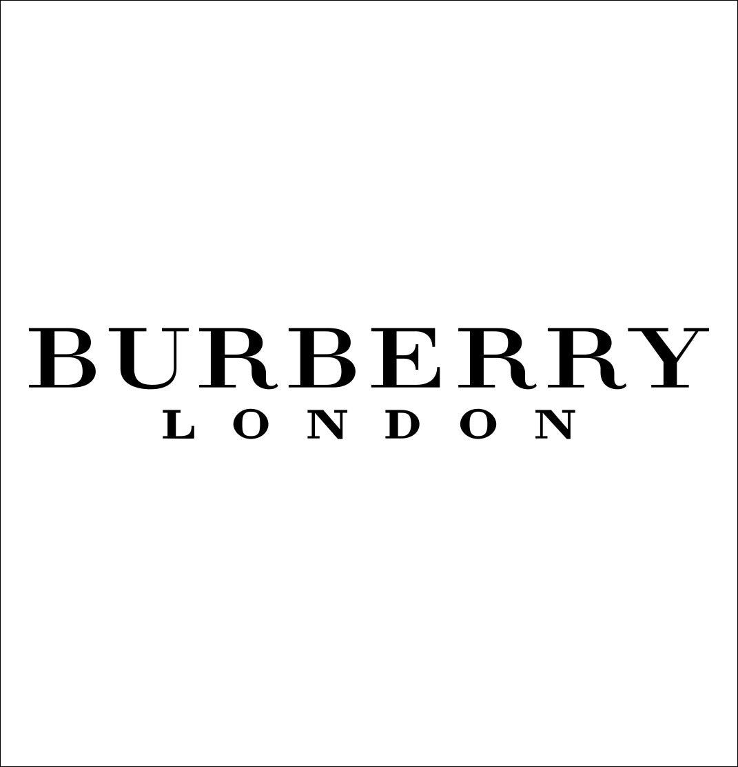 Burberry decal, car decal sticker