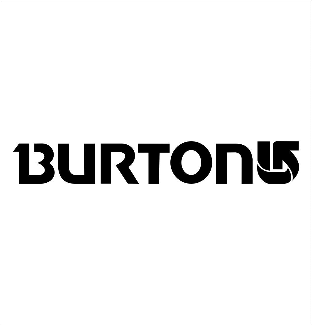 Burton decal, ski snowboard decal, car decal sticker