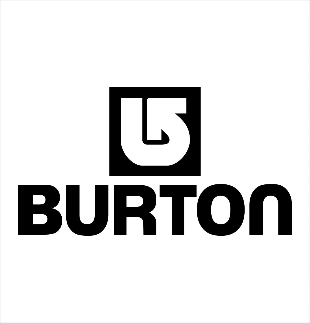 Burton decal, ski snowboard decal, car decal sticker