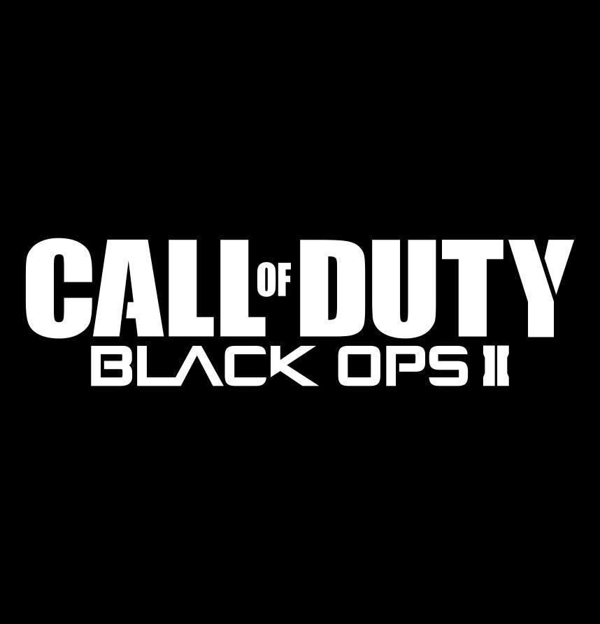 Call of duty Black ops 2 decal, video game decal, sticker, car decal