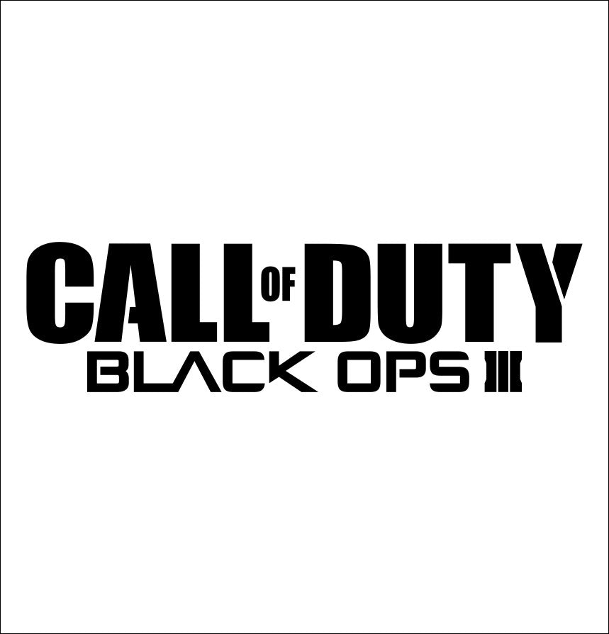 Call of duty Black Ops 3 decal, video game decal, sticker, car decal