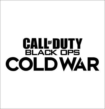 Call of Duty Cold War decal, video game decal, sticker, car decal