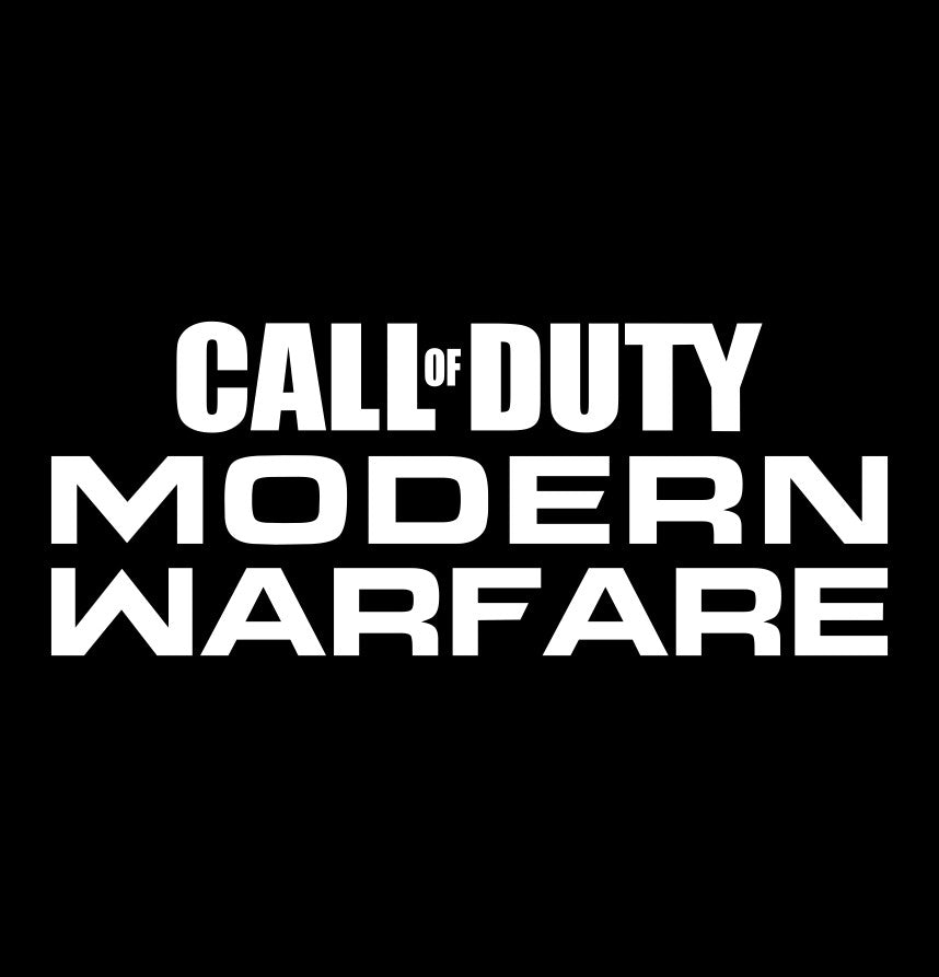 Call of Duty Modern Warfare decal, video game decal, sticker, car decal