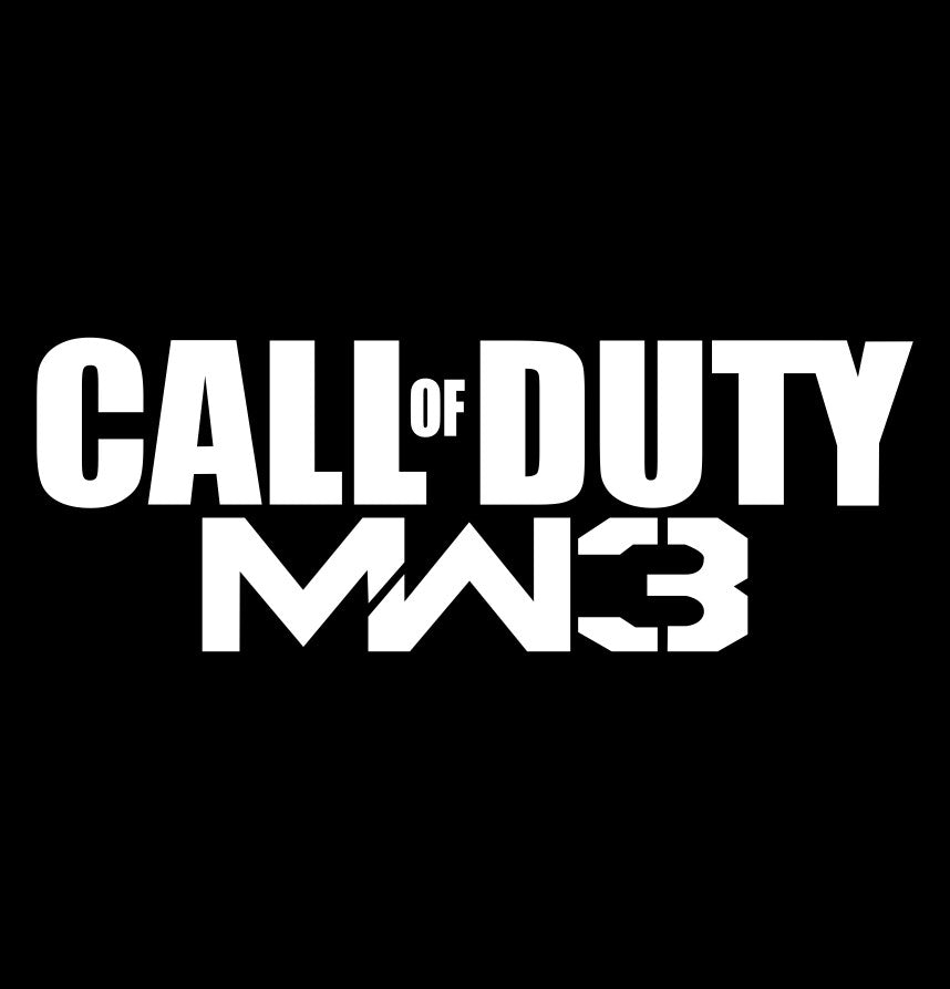 Call of Duty Modern Warfare decal, video game decal, sticker, car decal