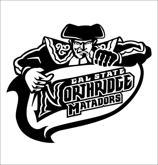 Cal State Matadors decal, car decal sticker, college football