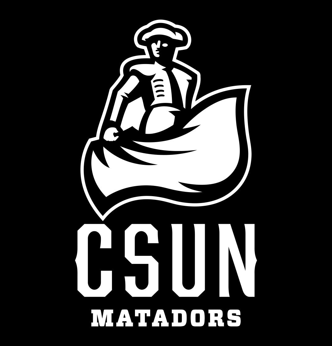 Cal State Matadors decal, car decal sticker, college football