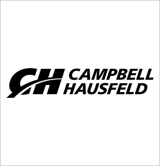 campbell hausfeld decal, car decal sticker