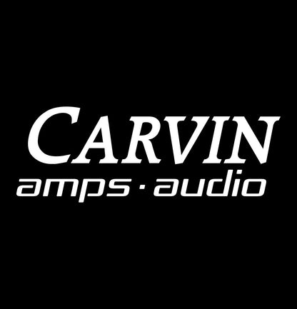 Carvin Amps decal, music instrument decal, car decal sticker