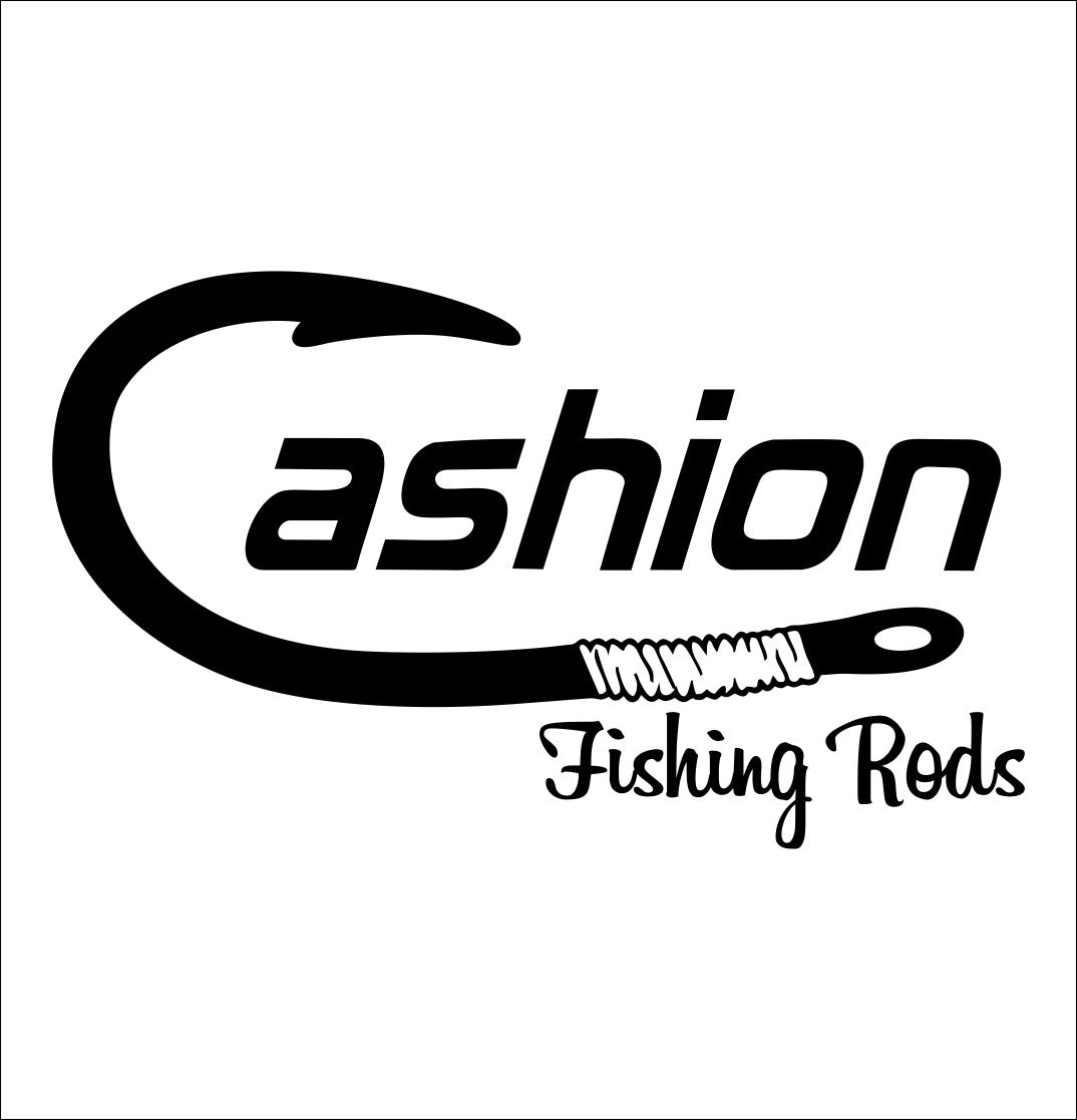 Cashion Rods decal, fishing hunting car decal sticker