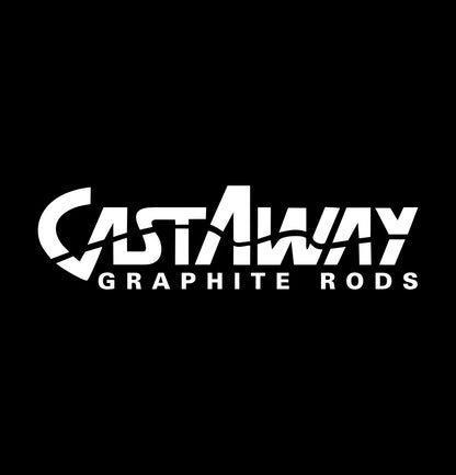 Castaway Rods decal, fishing hunting car decal sticker