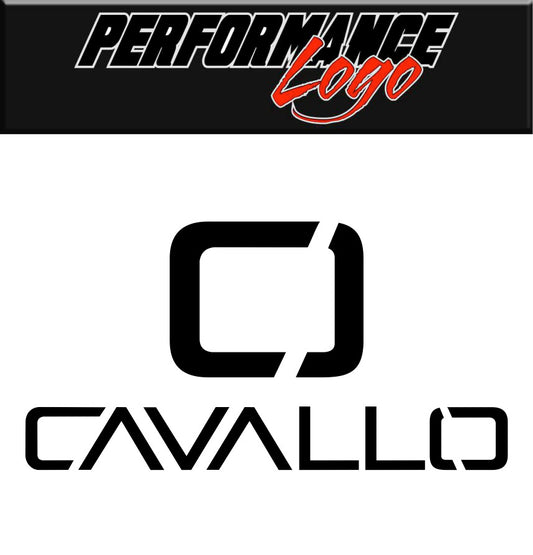 Cavallo Wheels decal, performance car decal sticker