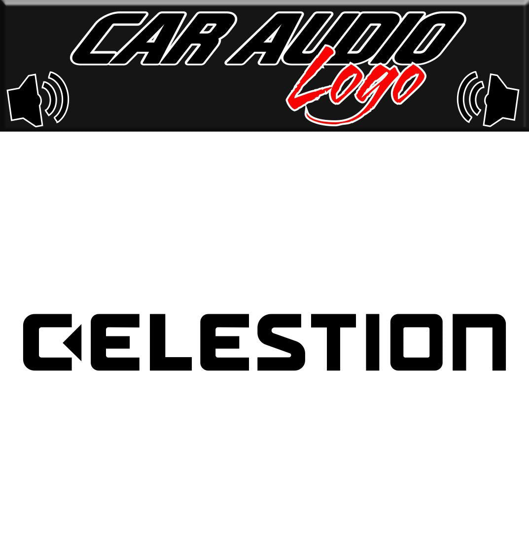 Celestion decal, sticker, audio decal