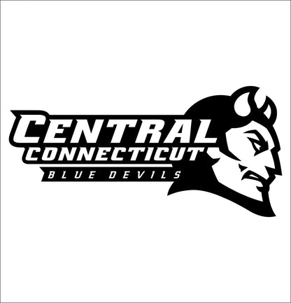 Central Connecticut Blue Devils decal, car decal sticker, college football